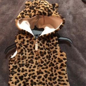 Baby Cheetah print vest